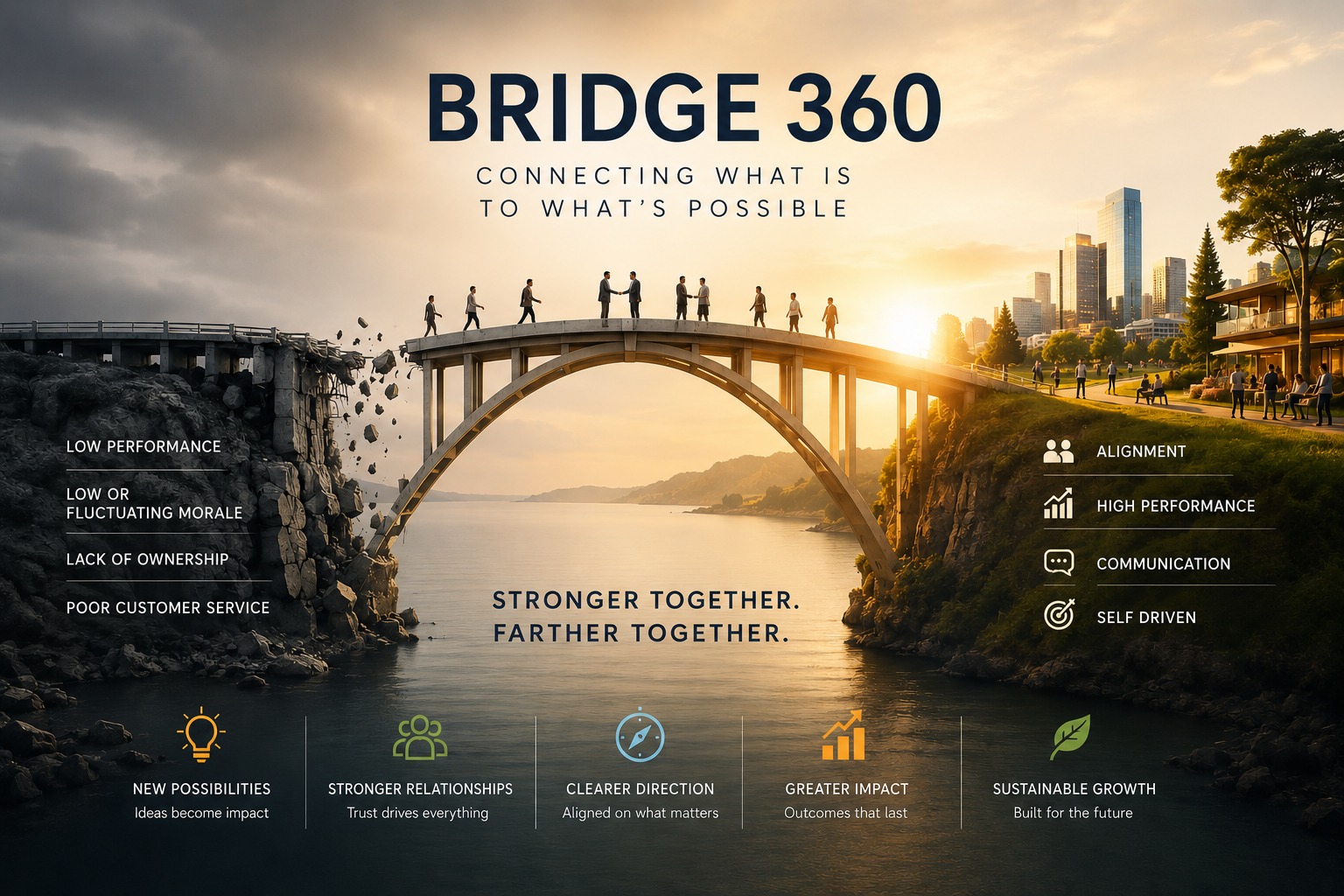 Bridge360 connecting what is to what is possible